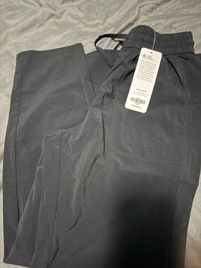CRZ YOGA Men's Black Elastic-Waist Jogger Pants